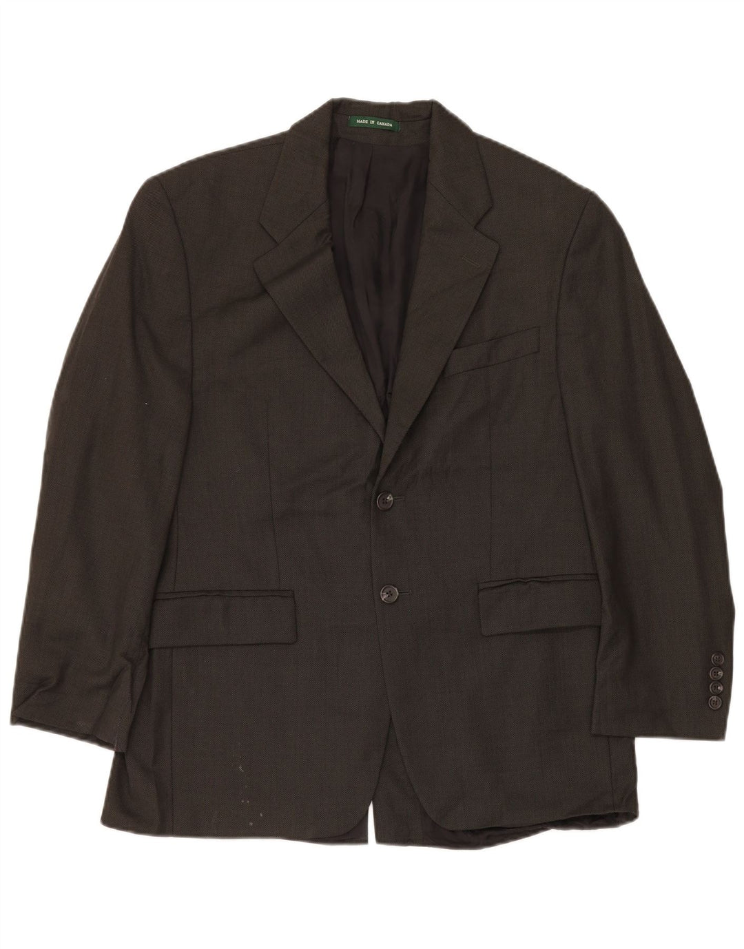Jaqueta Blazer Masculina Ralph Lauren com 2 Botões IT 56 2XL Lã Preta