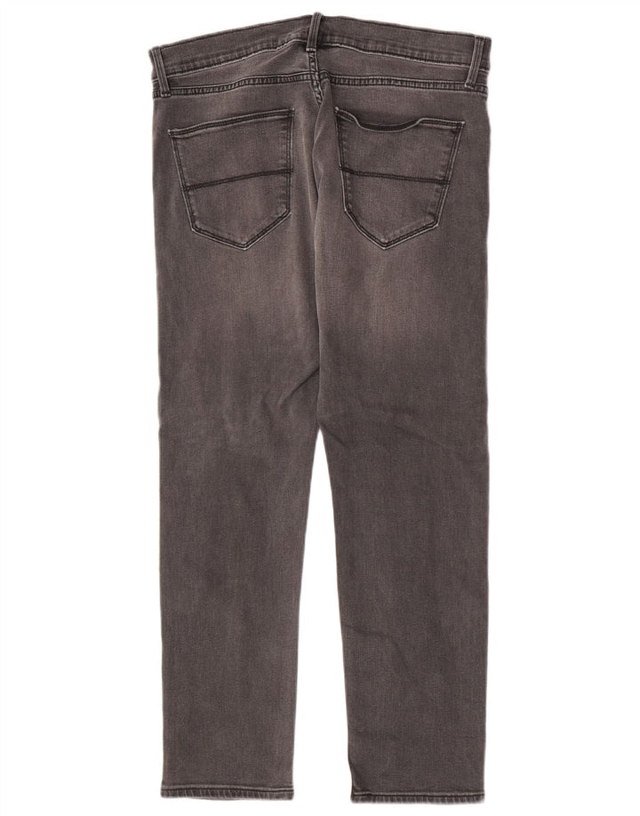 Marks & Spencer Mens Slim Jeans W34 L29 Algodão Cinza