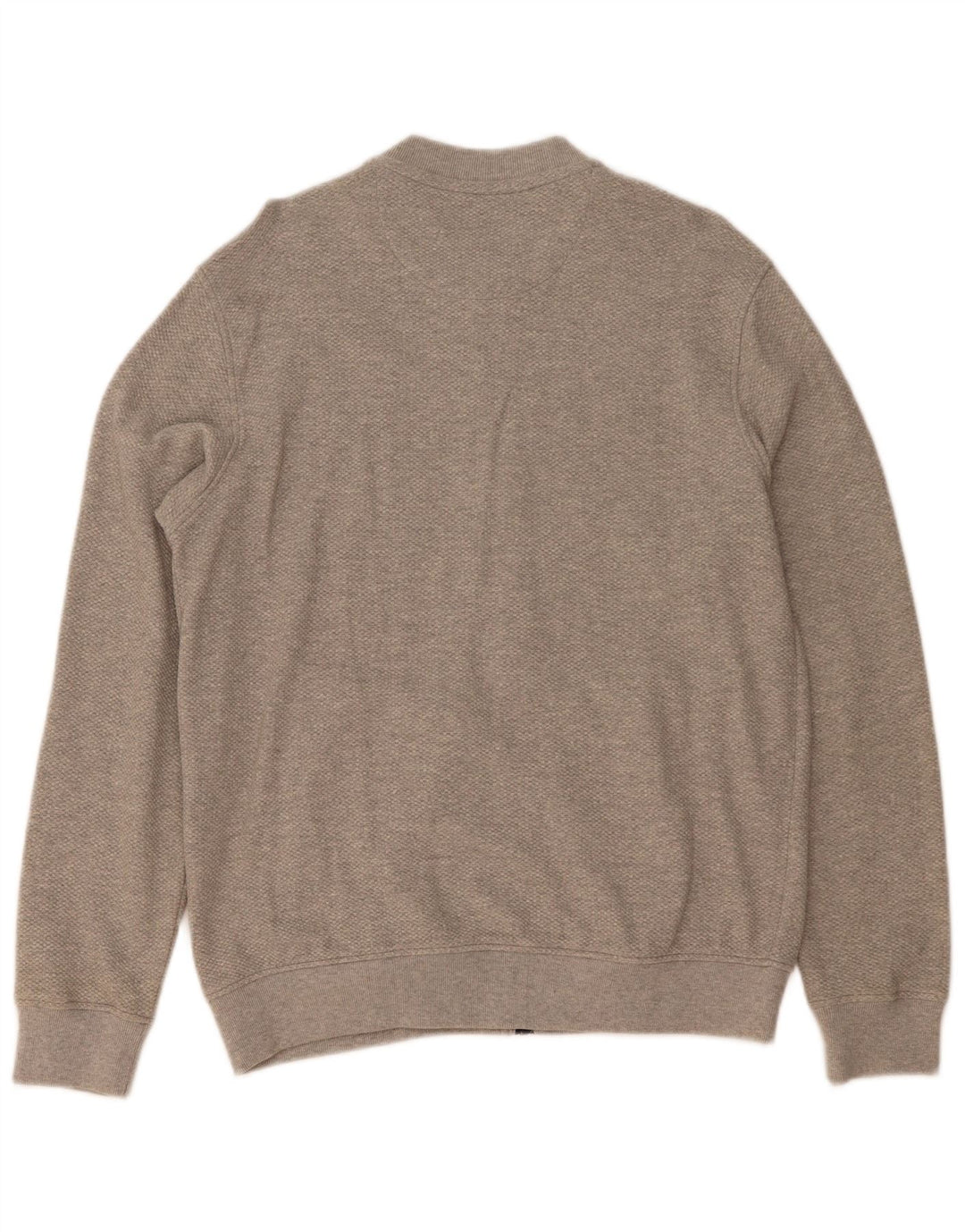 Jaqueta masculina de agasalho Blue Harbor da Marks & Spencer, algodão cinza médio