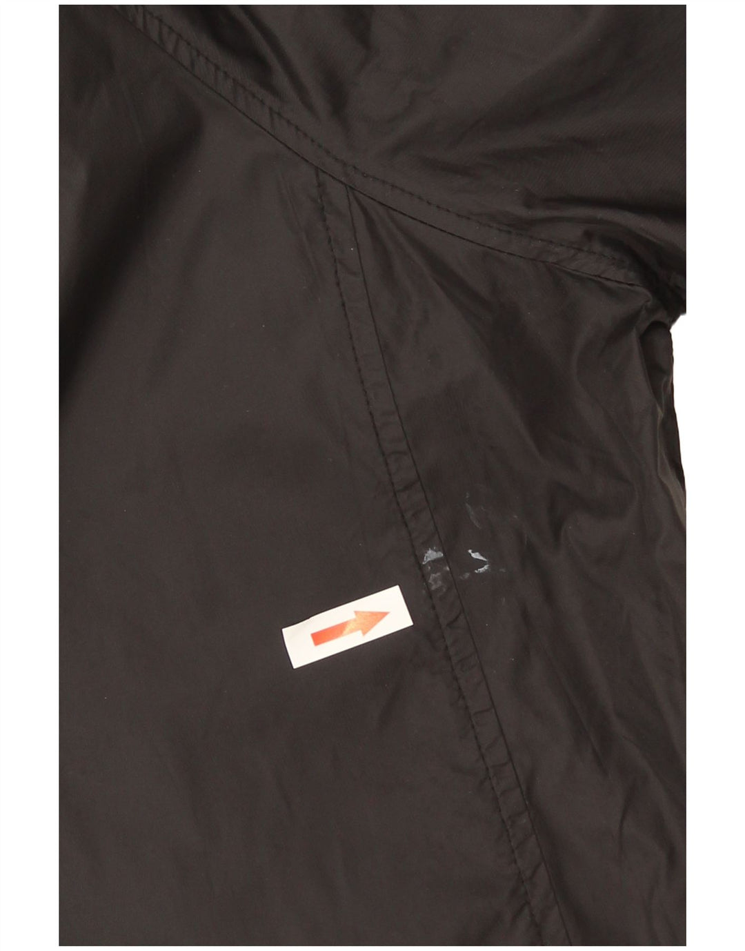 Jaqueta de chuva masculina com capuz French Connection UK 36 pequena preta