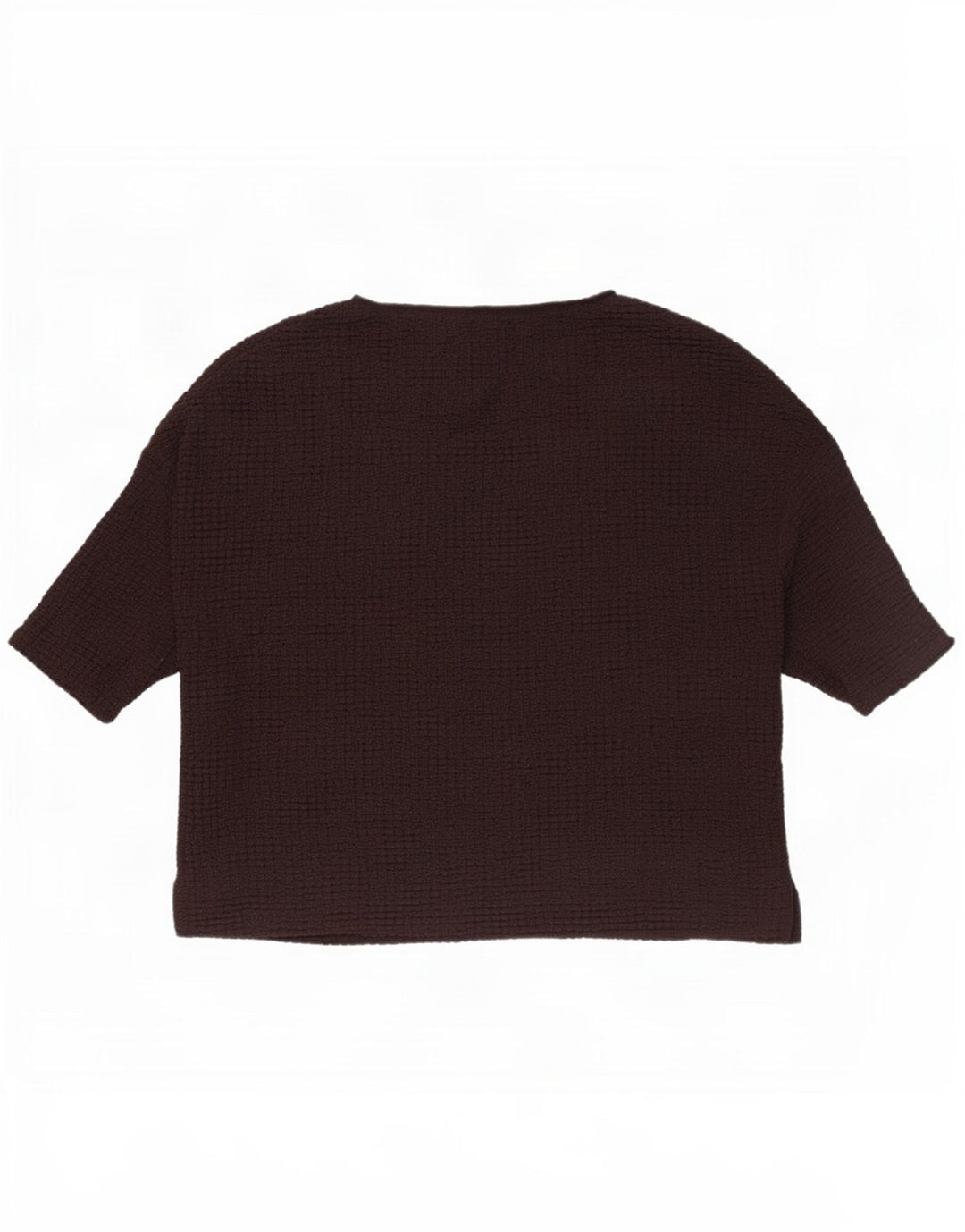 Blusa feminina Marks & Spencer UK 22 3XL poliéster marrom