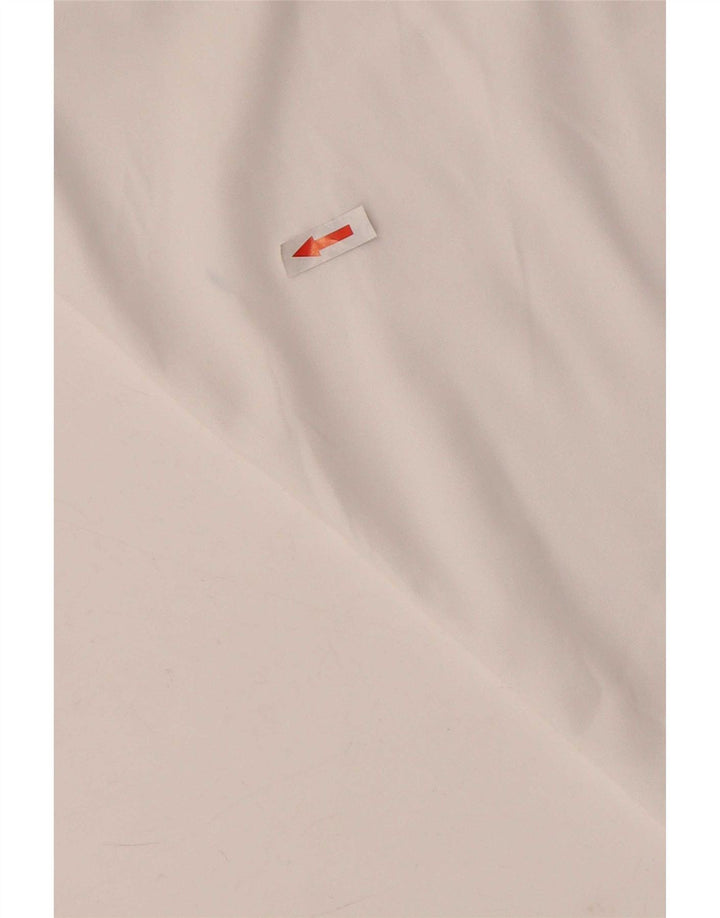Camiseta masculina Adidas Climalite Top médio branco colorblock poliéster