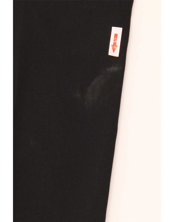 Calça feminina Marks & Spencer de terno reto W32 L31 poliéster preto