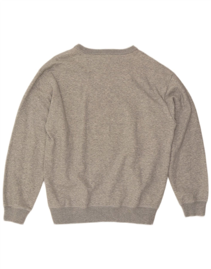 NAUTICA Moletom Masculino Jumper Grande Algodão Cinza