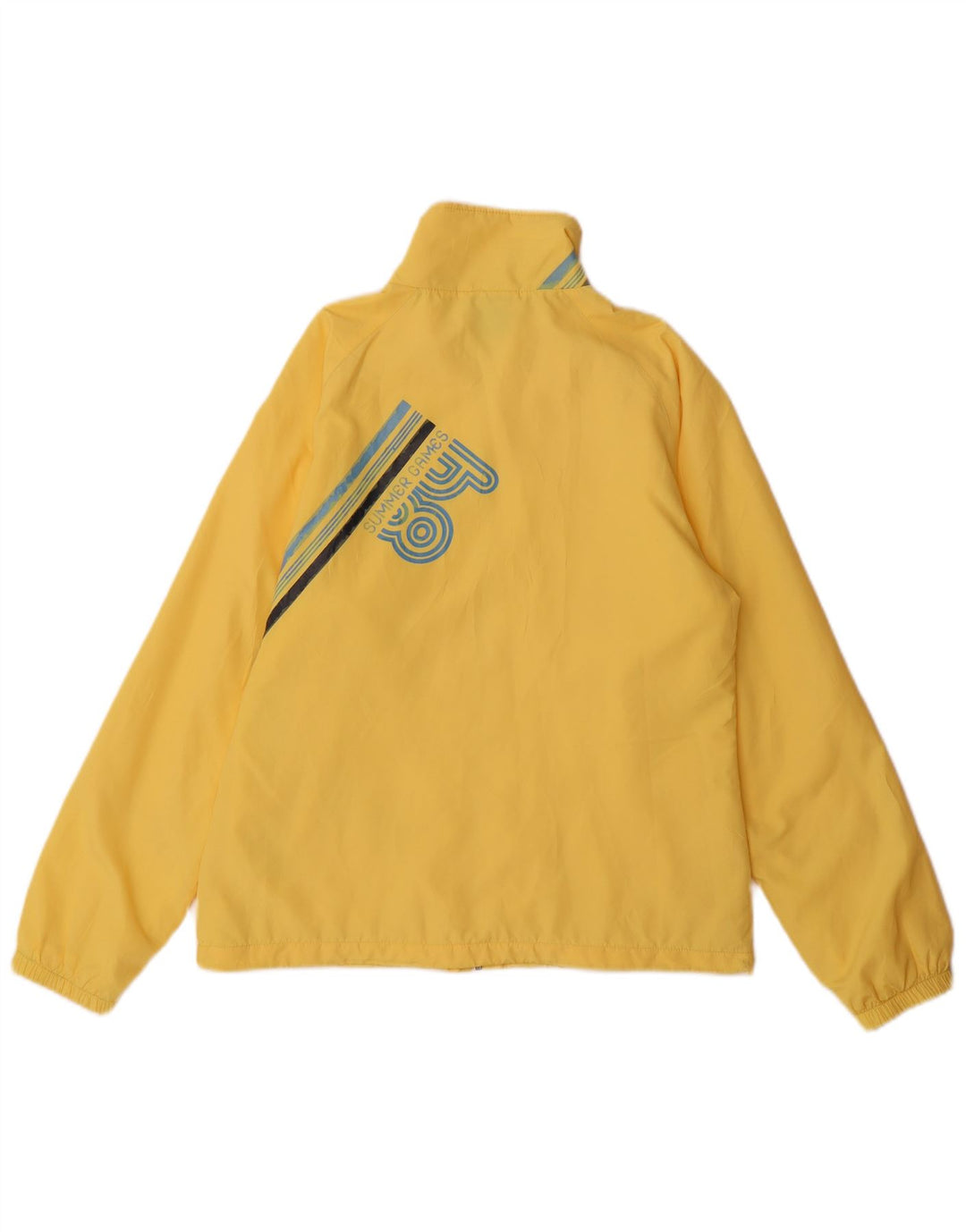 Jaqueta Nike Feminina Graphic Rain UK 12 Médio Nylon Amarelo