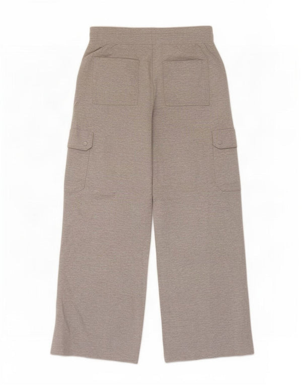 Calça esportiva feminina Marks & Spencer Cargo Reino Unido 10 pequena cinza manchada