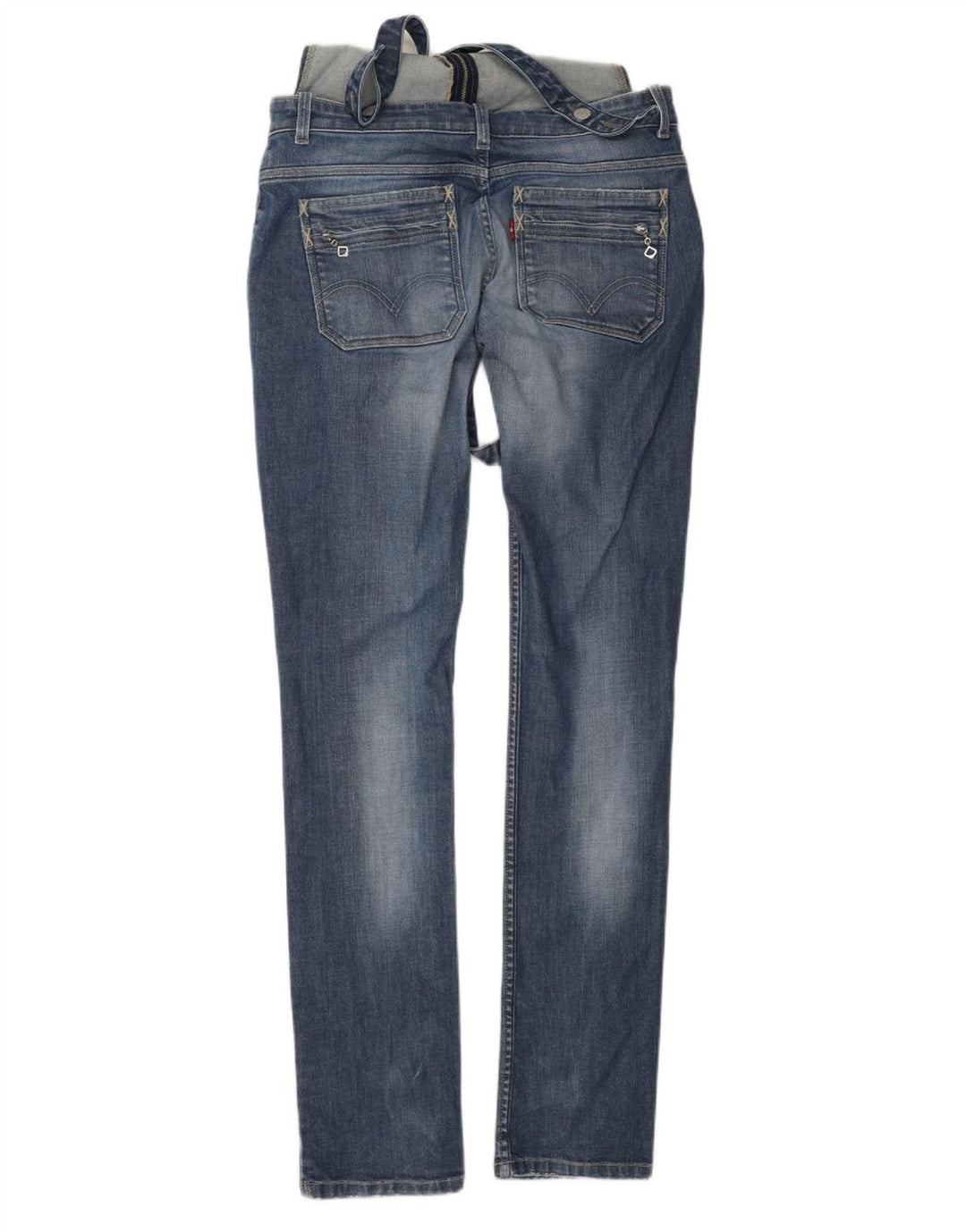 Macacão feminino Levi's Slim Jeans W29 L34 azul algodão