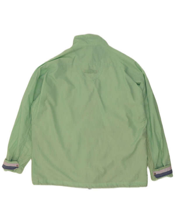 Diadora Womens Oversized Rain Jacket UK 14 Médio Verde Nylon