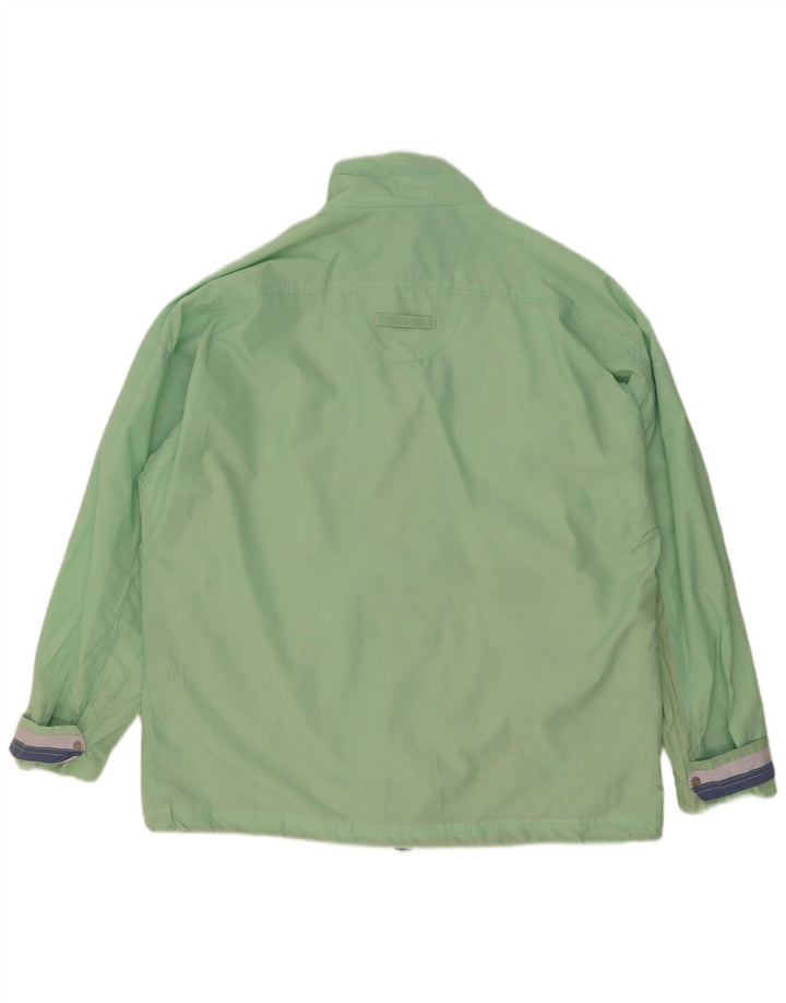 Diadora Womens Oversized Rain Jacket UK 14 Médio Verde Nylon