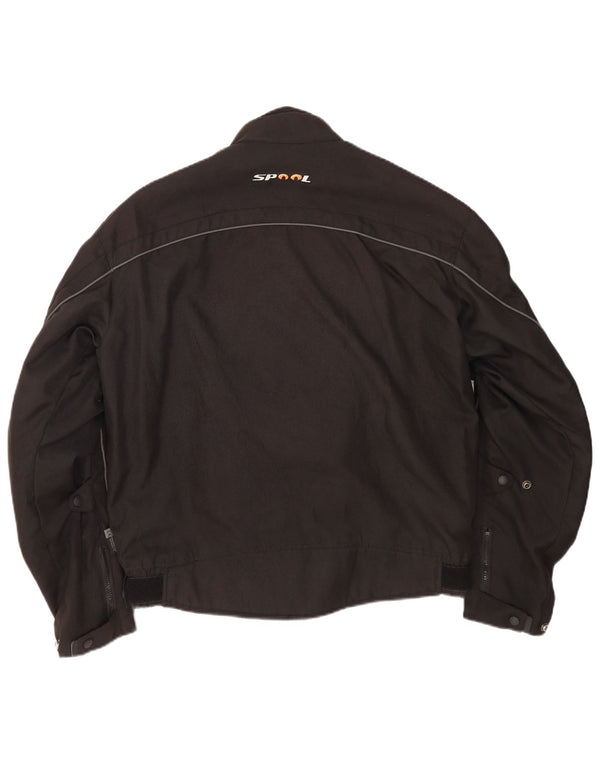 Jaqueta masculina Spool Racer UK 42 XL poliéster preto