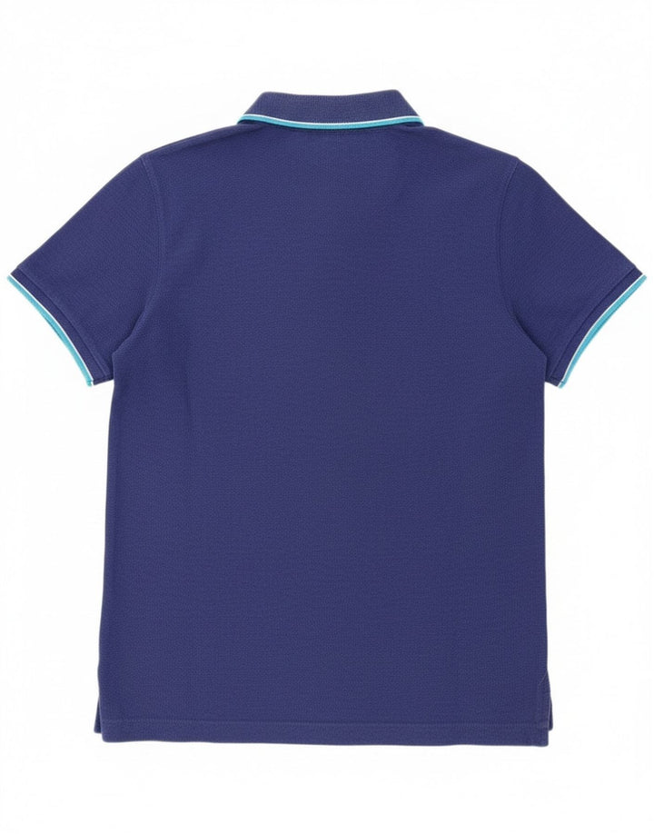 Camisa polo masculina Superdry grande algodão azul