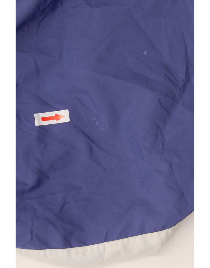 NIKE Womens Dri Fit Sport Shorts US 8/10 Medium Blue Colourblock Poliéster