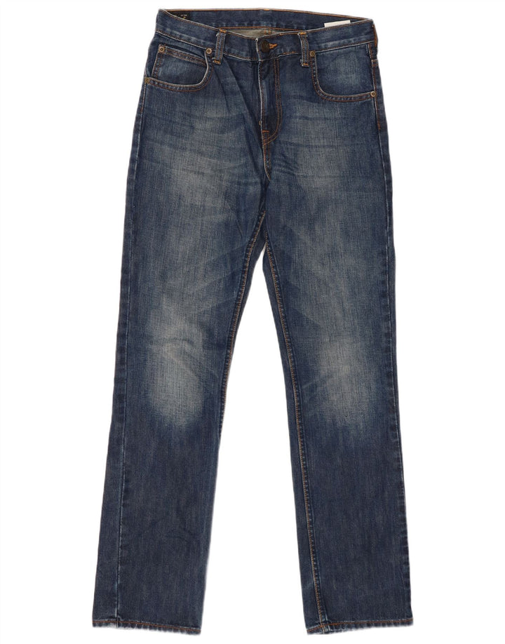 LEE Boys Chuck Straight Jeans 13-14 Anos W28 L31 Azul Algodão