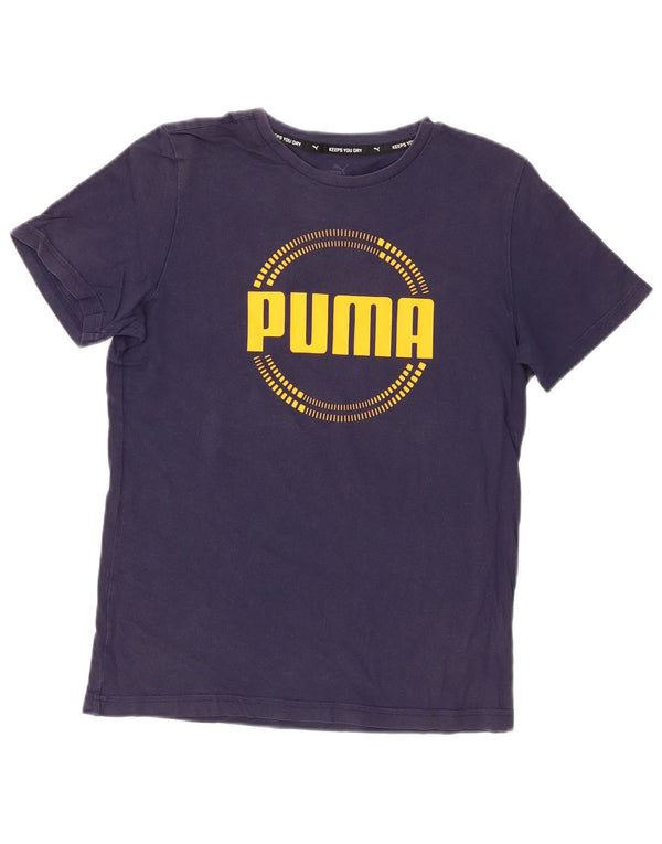 Top Puma Menino Graphic T-Shirt 13-14 Anos Azul Marinho