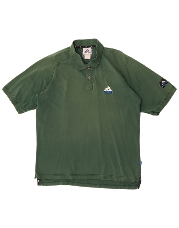 Camisa Polo Masculina Adidas Verde Médio