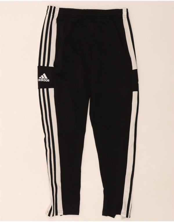 Calça de treino masculina Adidas Aeroready médio preto colorblock poliéster