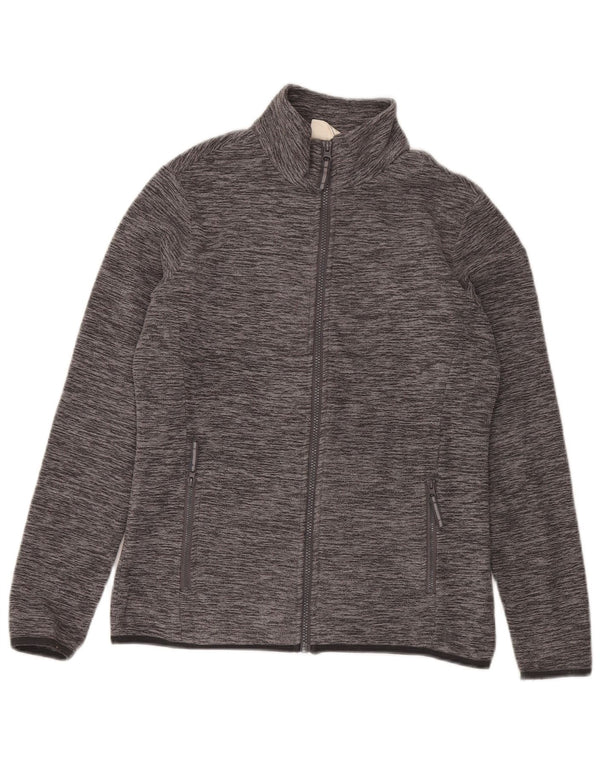 Jaqueta de lã superdimensionada feminina Mountain Warehouse Reino Unido 10 pequena cinza manchada