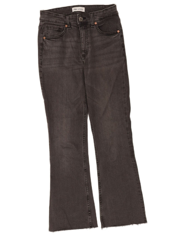 Zara Jeans feminino queimado EU 36 XS W26 L26 cinza
