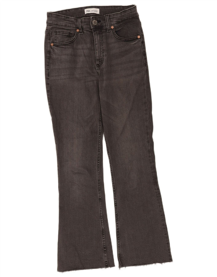 Zara Jeans feminino queimado EU 36 XS W26 L26 cinza