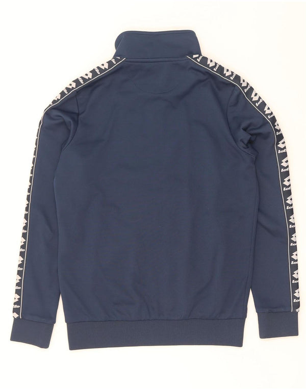 Lotto Mens Life's Graphic Tracksuit Top Jacket pequeno bloco colorido azul marinho