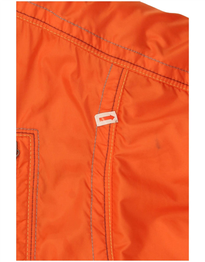 Ellesse Womens Loose Fit Ski Jacket UK 14 Grande Laranja Poliamida