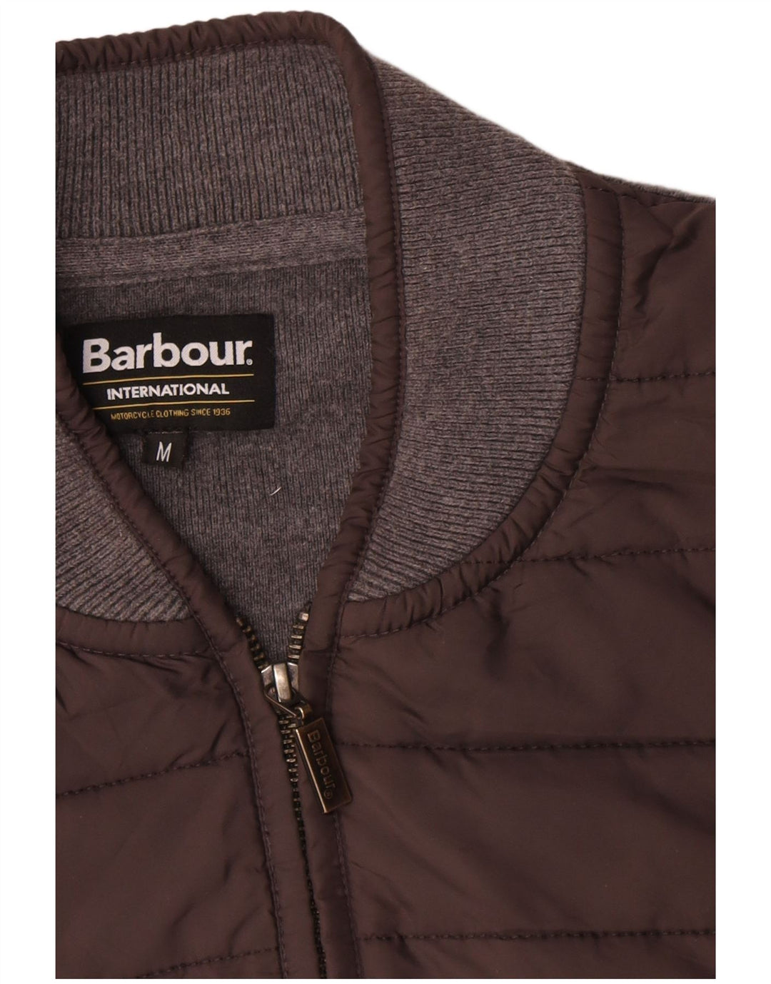 Suéter cardigã masculino Barbour algodão cinza médio