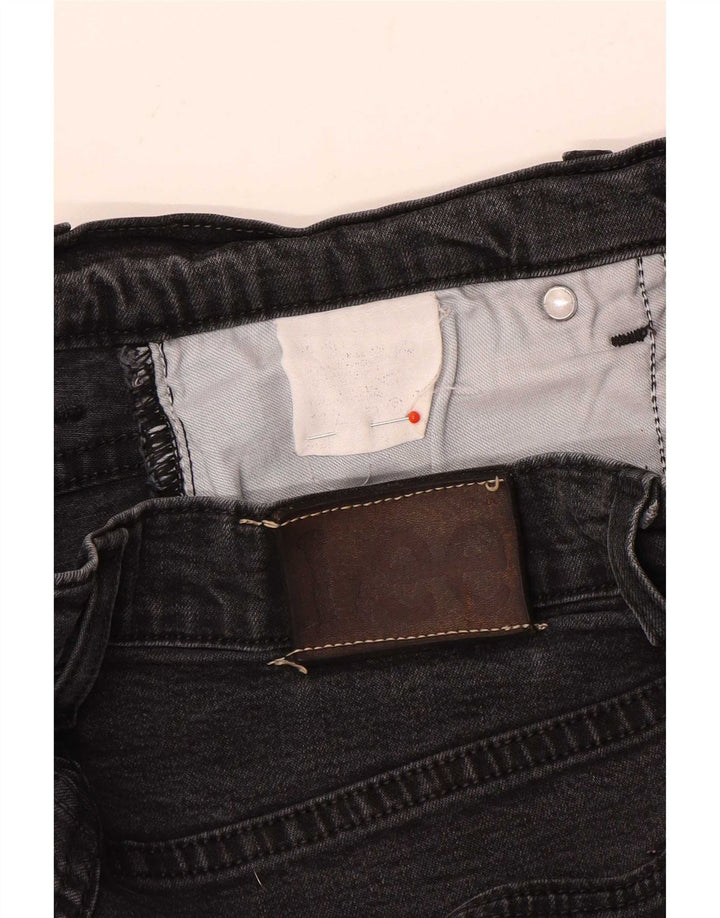 Lee Mens Straight Jeans W30 L27 Algodão Cinza