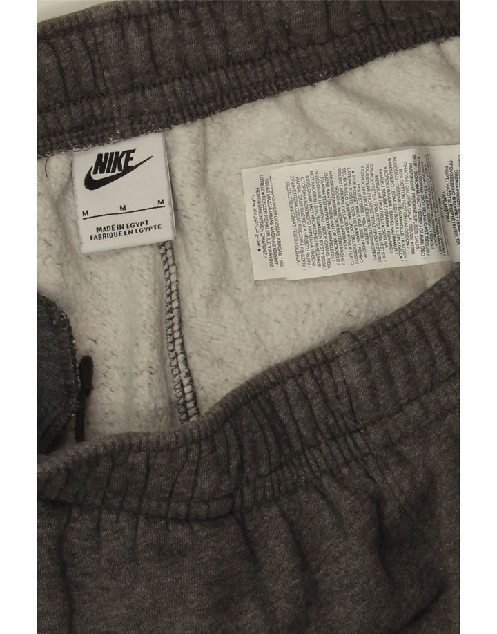 Calça de treino masculina Nike Joggers cinza médio algodão manchado