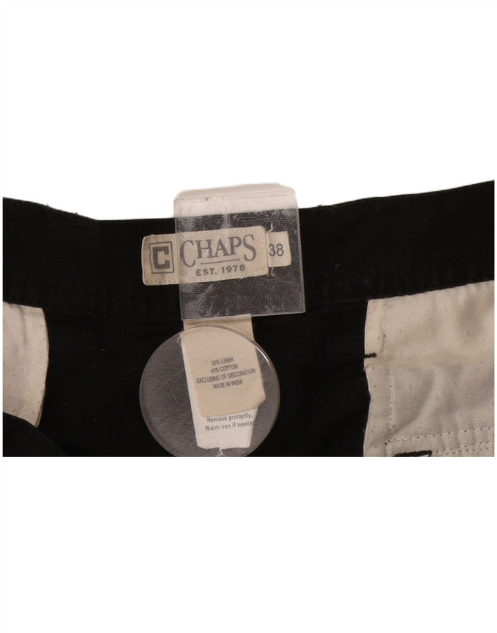 Shorts cargo masculino CHAPS W38 XL linho preto