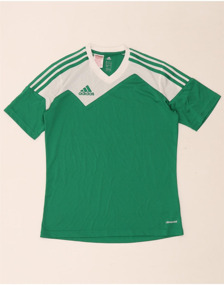 Camiseta Adidas Menino Climacool Top 13-14 Anos XL Verde Colorblock