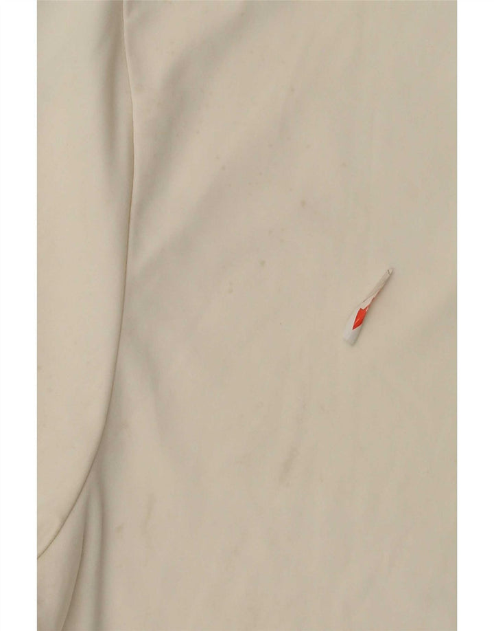 Adidas Mens Climalite Camiseta Top Médio Poliéster Branco