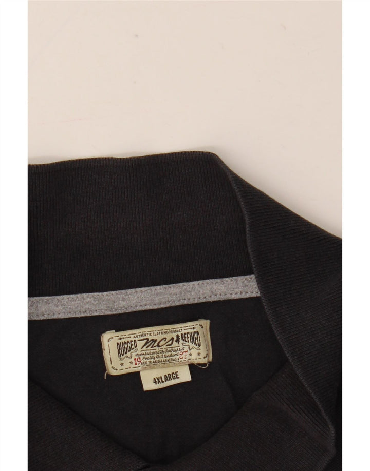 Camisa polo masculina Marlboro Classics 4XL preta