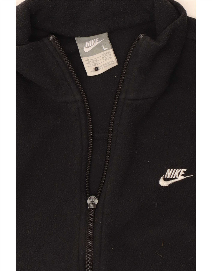 Jaqueta Nike Feminina Fleece UK 14/16 Grande Preta