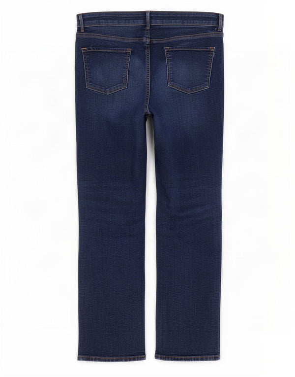 Jeans retos femininos Marks & Spencer Reino Unido 18 XL W36 L29 algodão azul