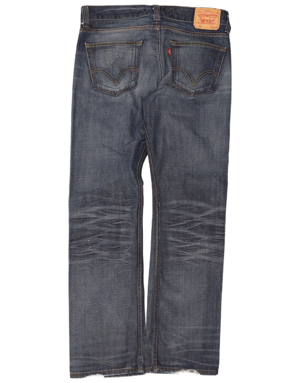 Calça jeans masculina Levi's 506 Standard Fit Straight W36 L34 Azul Algodão