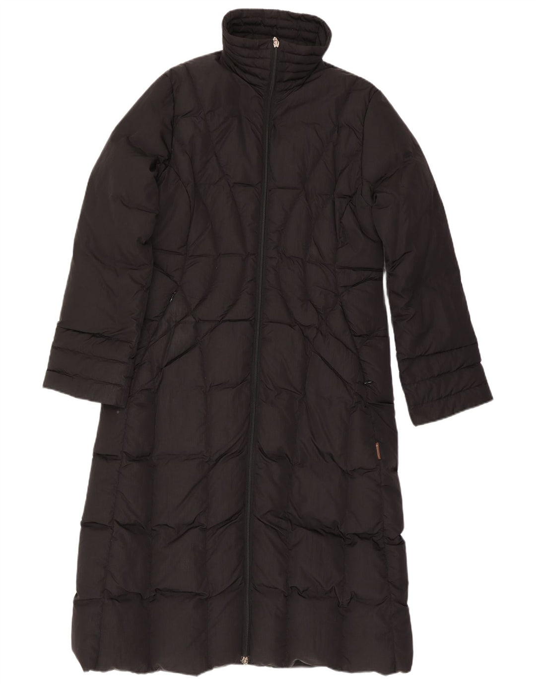 Casaco acolchoado feminino Moncler tamanho 4 XL preto poliamida