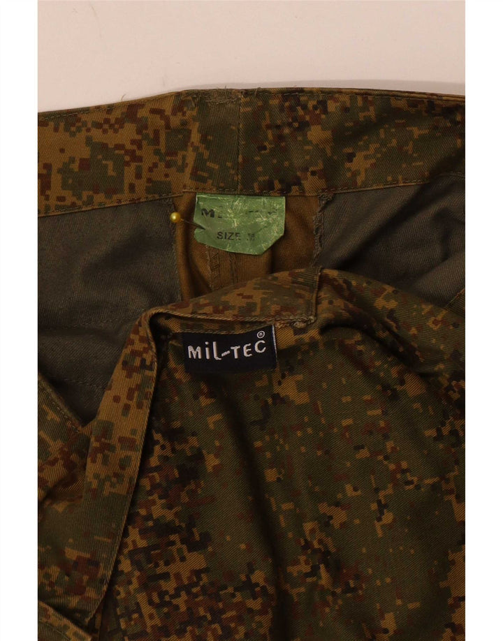 Calça cargo masculina Mil-Tec Joggers médio W32 L32 camuflagem cáqui