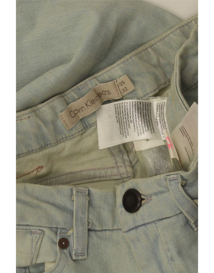 Calvin Klein Jeans Slim Feminino W25 L32 Azul Algodão