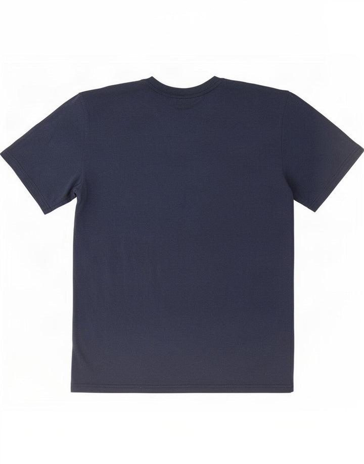 Camiseta Nike Masculina Dri Fit Graphic Top Médio Azul Marinho Poliéster