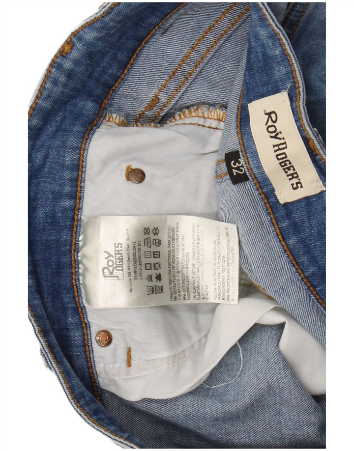 Shorts jeans masculino Roy Rogers W32 algodão azul médio
