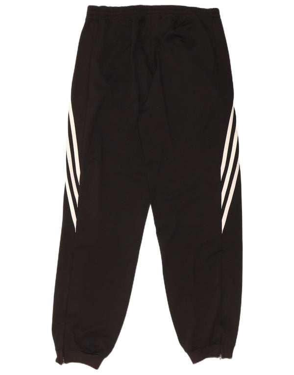 Adidas Mens Treino Calças Joggers Pequeno Poliéster Preto