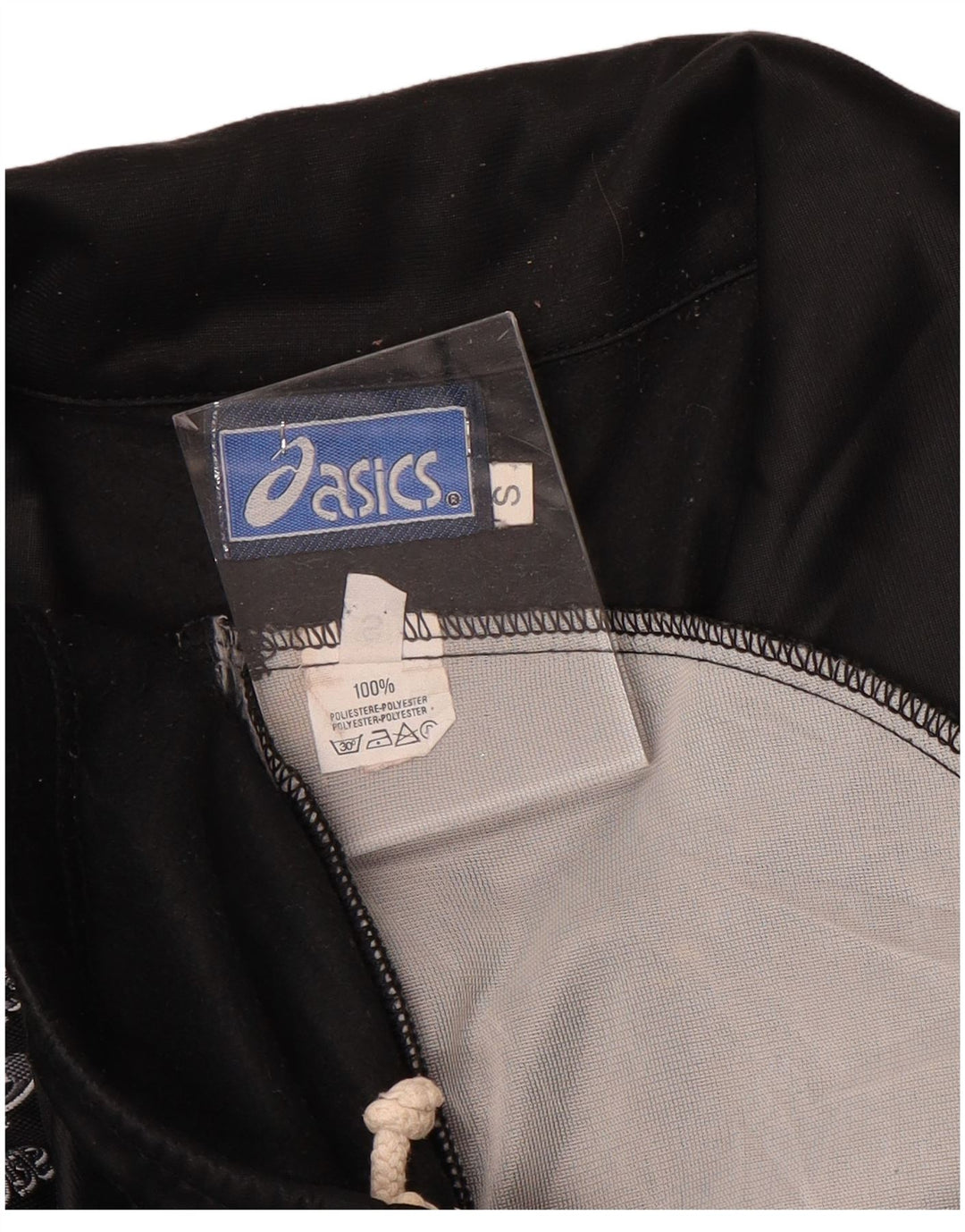 Asics Mens Graphic Full Tracksuit Pequeno Poliéster Preto