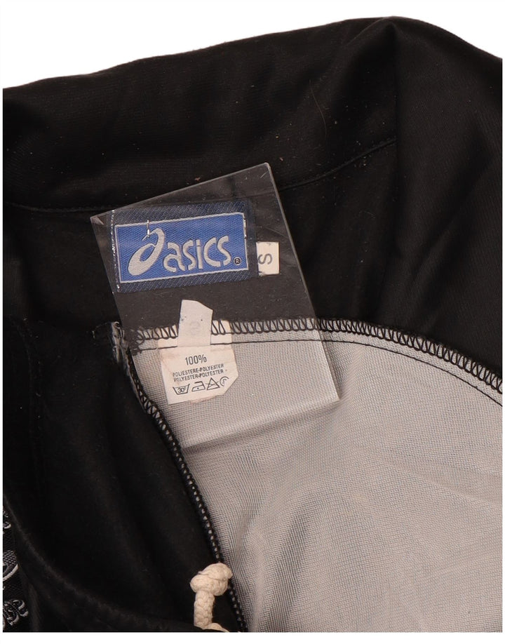 Asics Mens Graphic Full Tracksuit Pequeno Poliéster Preto