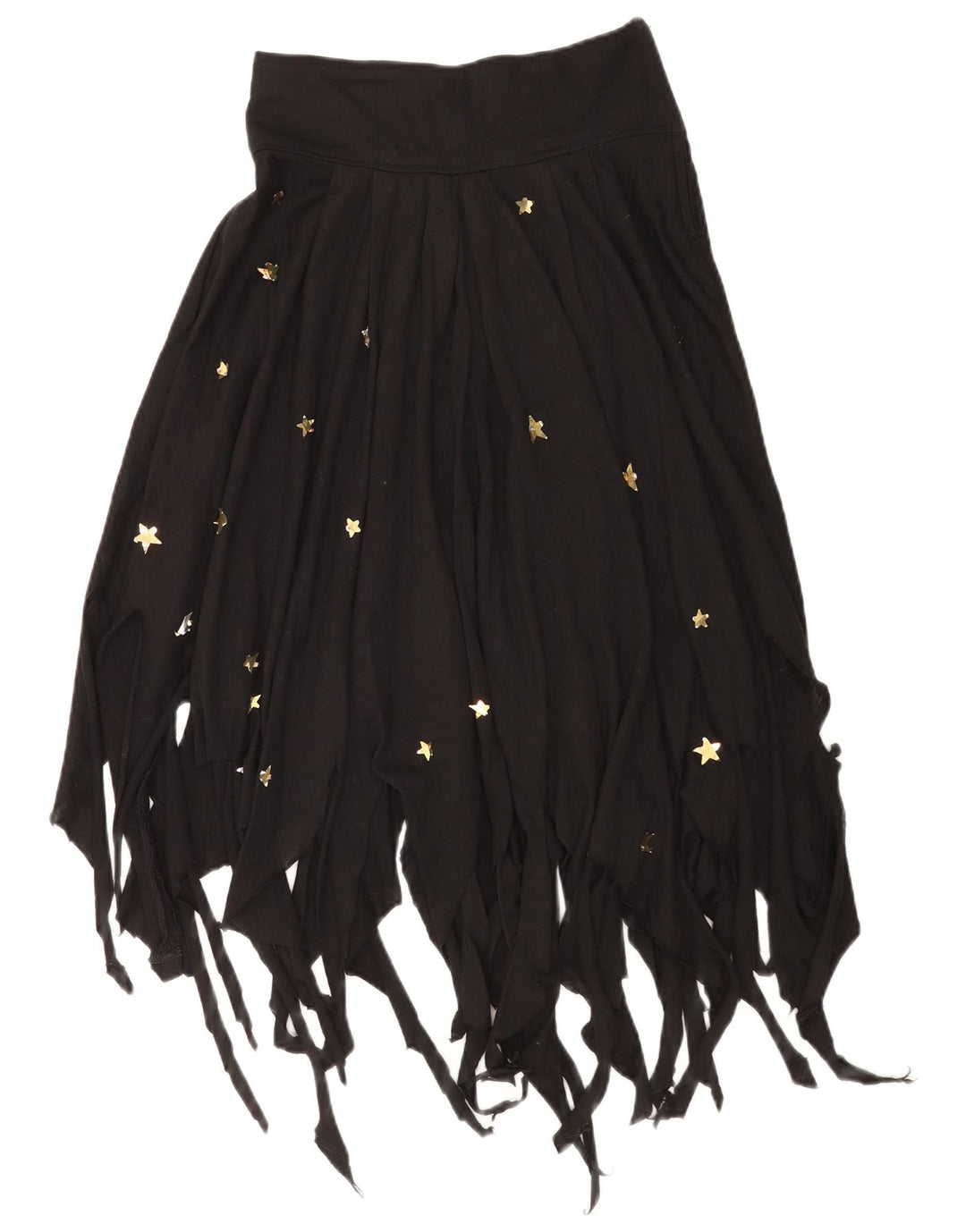 POP 84 Saia Assimétrica Feminina IT 44 Médio W28 Acrílico Preto