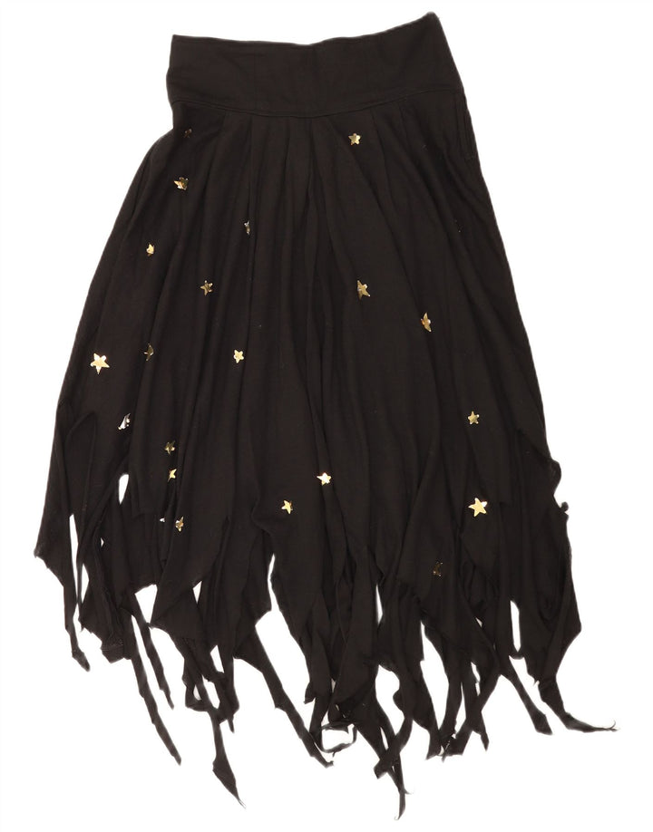POP 84 Saia Assimétrica Feminina IT 44 Médio W28 Acrílico Preto