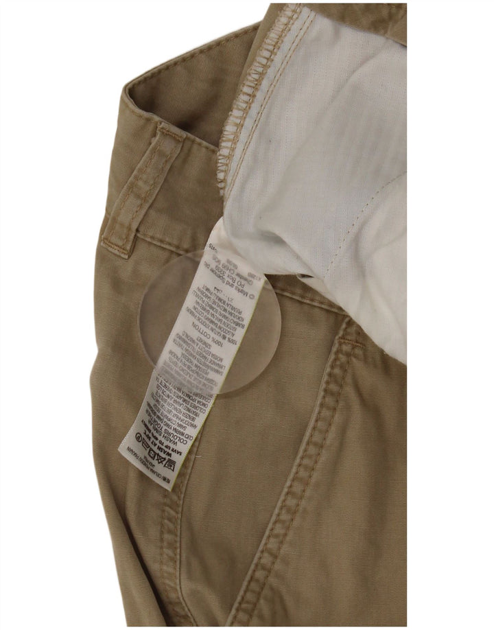 Shorts cargo masculino Marks & Spencer W36 XL algodão bege