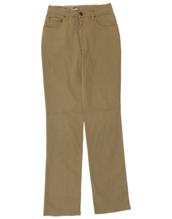 Marlboro Classics Calça feminina casual slim W28 L30 algodão cáqui