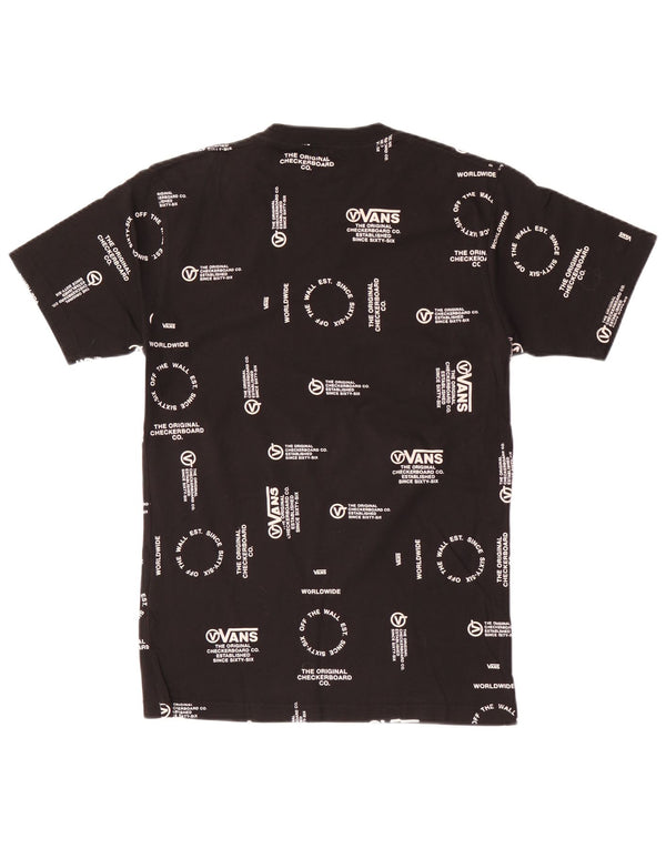 Camiseta Vans Masculina Classic Fit Graphic Top Pequeno Algodão Preto
