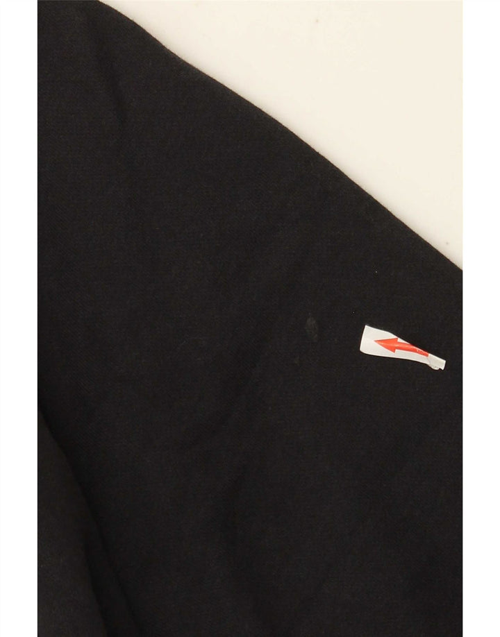 Suéter Nike masculino com capuz gráfico grande de algodão preto