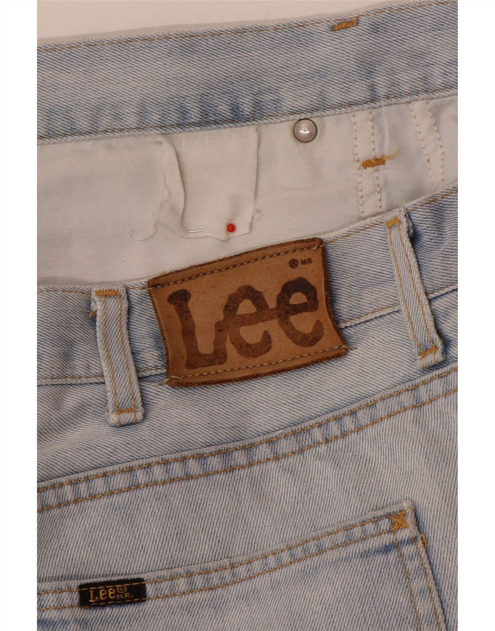 Lee Mens Straight Jeans W38 L27 Azul Algodão